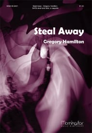 Steal Away SSAATTBB choral sheet music cover Thumbnail